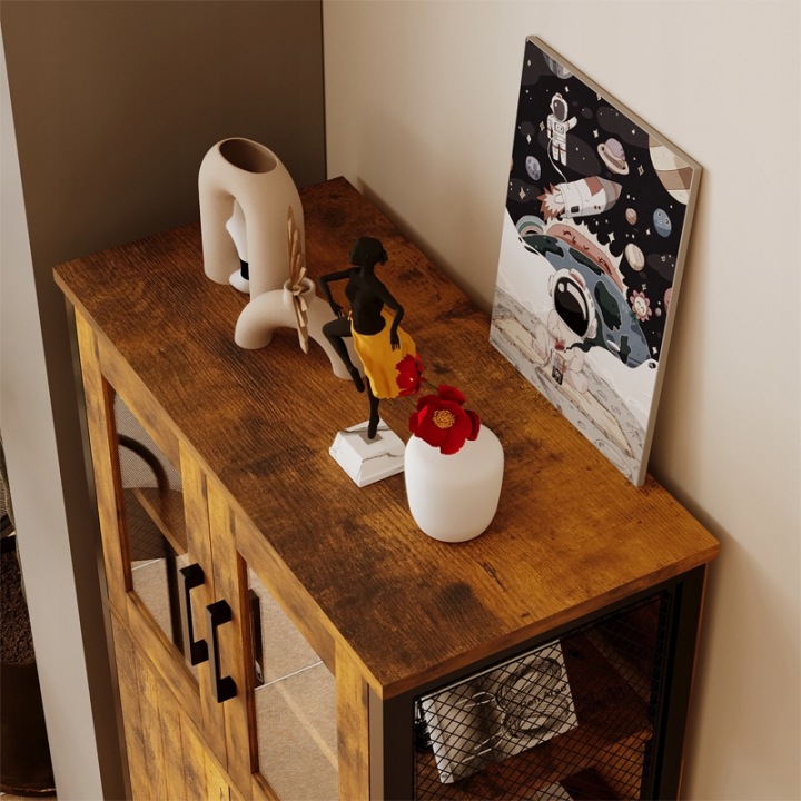 KOMODA-RUSTYKALNA-KREDENS-RETRO-VINTAGE-LOFT-DO-JADALNI-SALONU-KUCHENNA-Marka-Rebiko