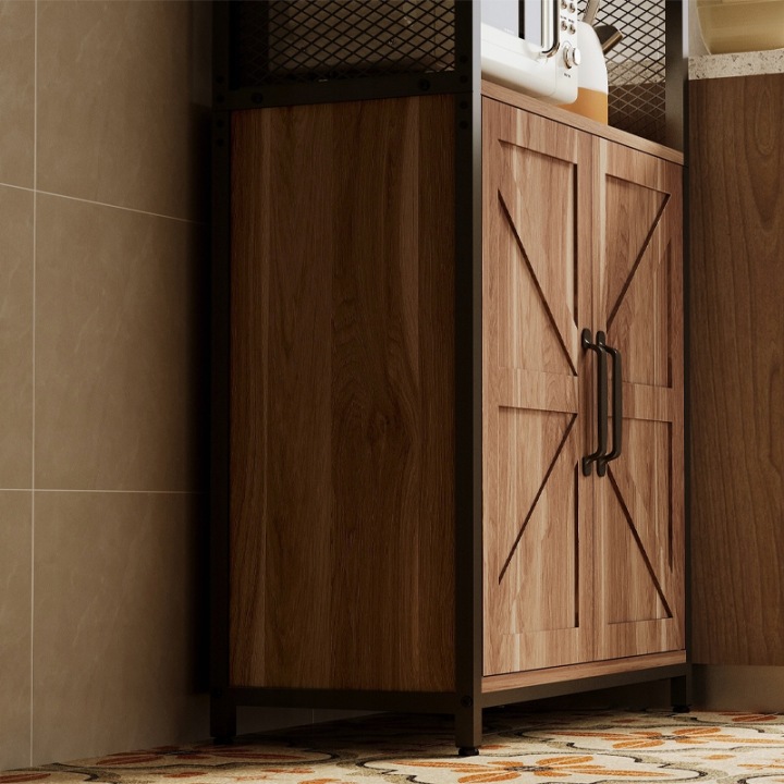 KREDENS-JASNY-BRAZ-LOFT-INDUSTRIALNY-STOJACA-SZAFKA-REGAL-KOMODA-151-CM-Wysokosc-mebla-151-cm